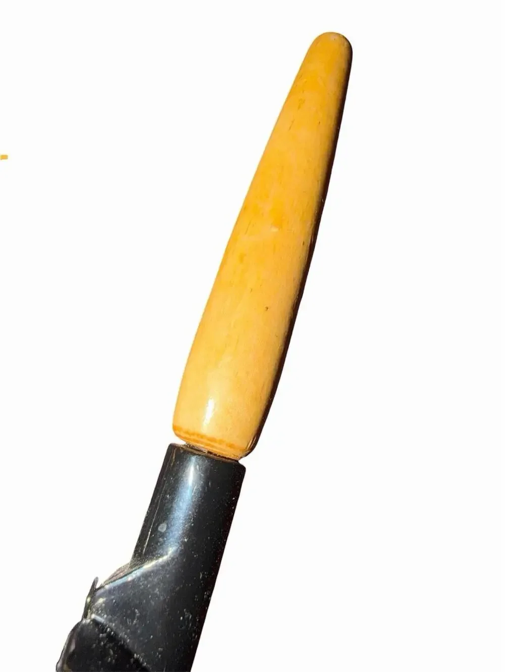 Vintage Nutcracker with Yellow Handles